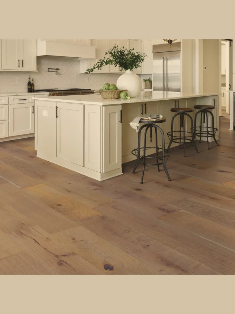 Continuous Wide Plank White Oak Flooring