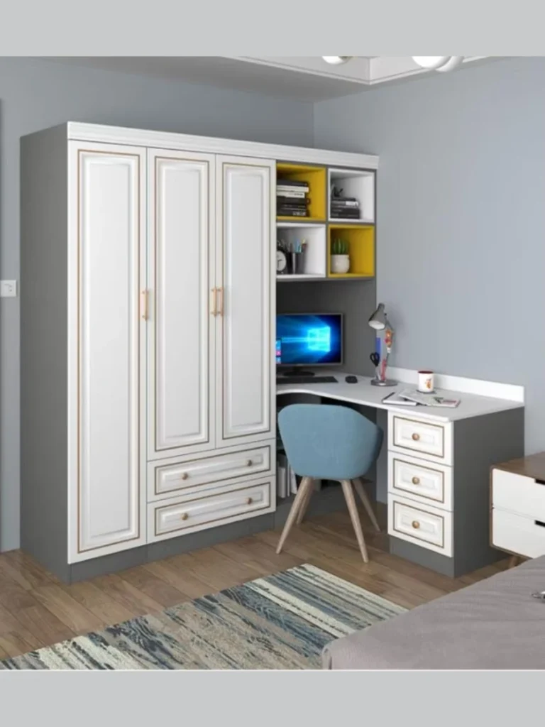Corner Wardrobe Tables With Pull Down Flaps