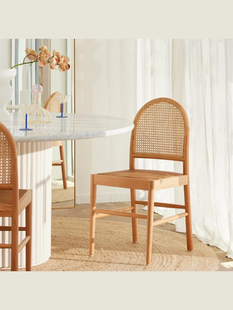 Curved Barrel Designs with Continuous Rattan Reeds