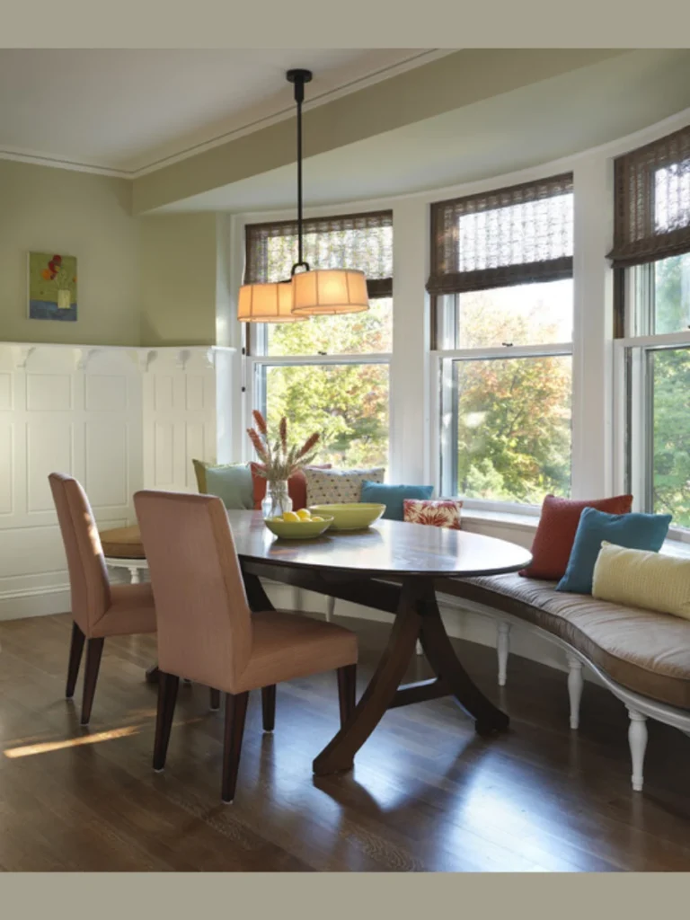 Deep Bench Window Sills Reconfigured For Seating
