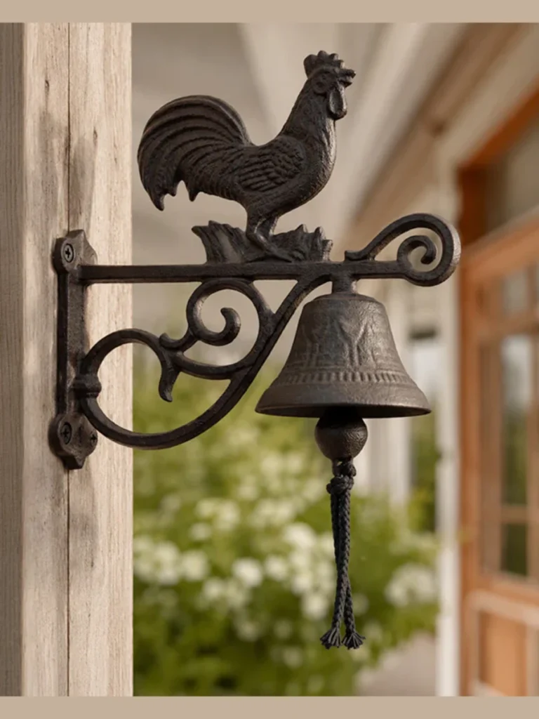 Distressed Cast Iron Welcome Dinner Bells