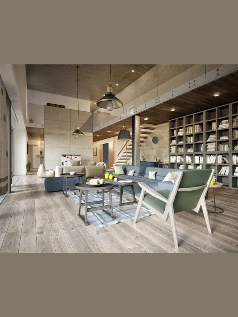 Distressed Concrete Look Loft Styles