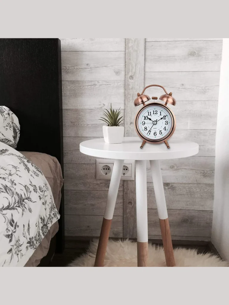 Distressed Copper Bedside Alarm Clocks