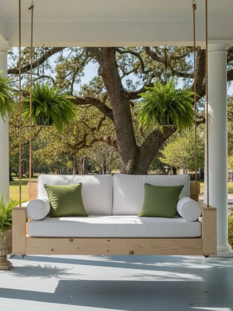 Double Slat Hanging Porch Swings