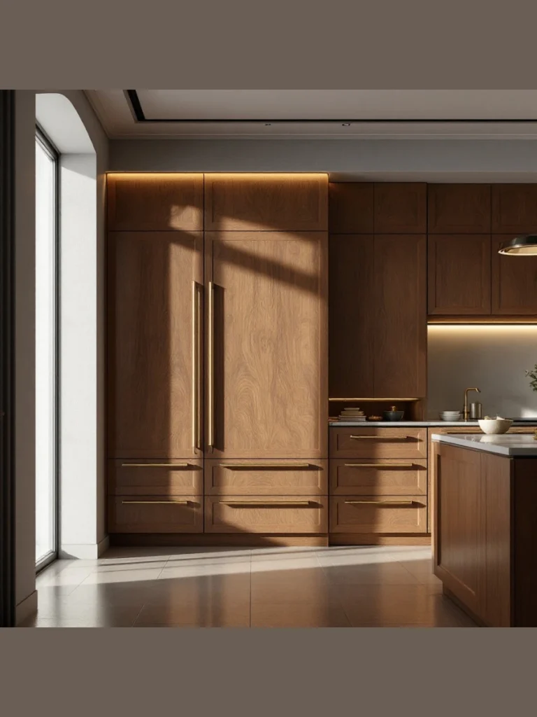 Durable Silk-Finish Solid Walnut Drawer Interiors