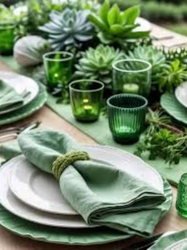 Elegant Olive Green Tinted Wine Carafes For Casual Wine Nights