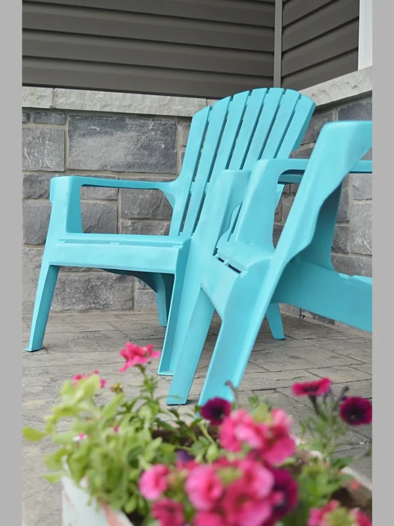 Faded Plastic Adirondack Chair Spray Seals
