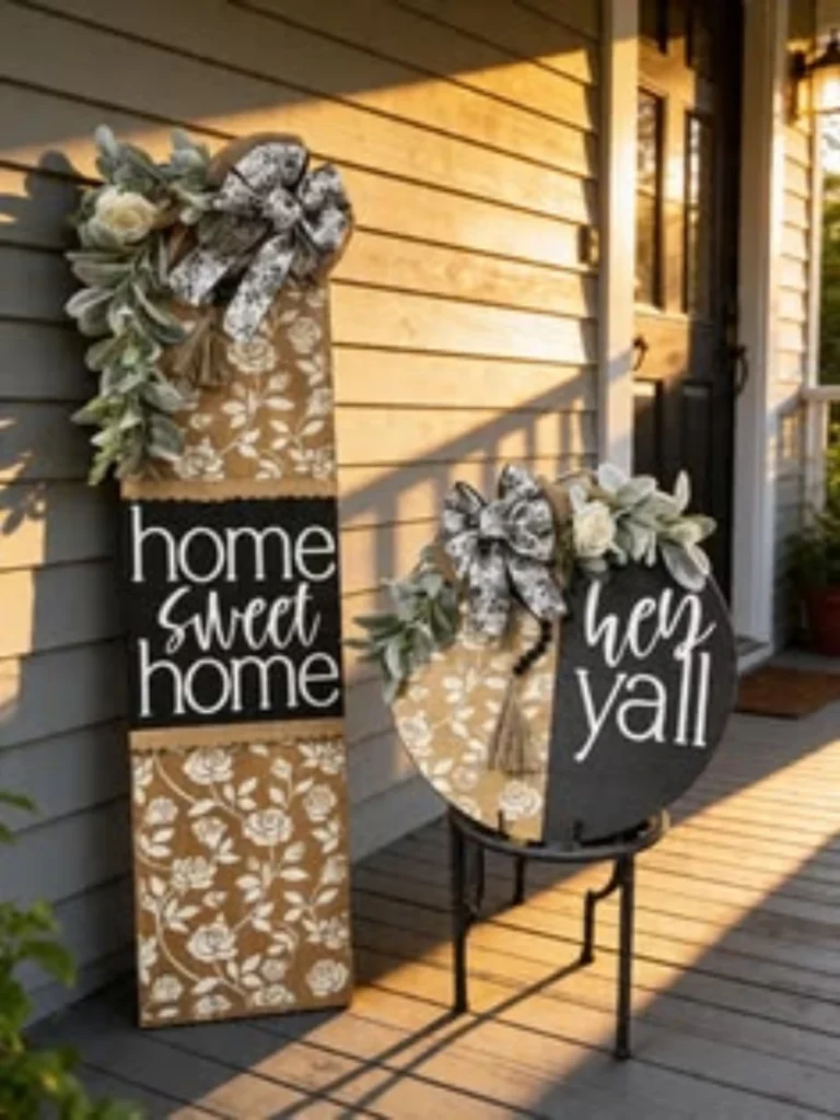 Flat Black Farmhouse Alphabet Stencil Slabs