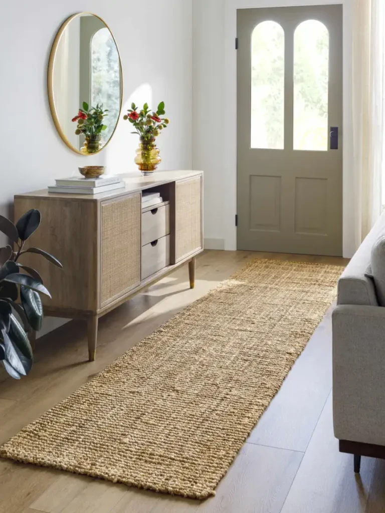 Flat Woven Natural Jute Floor Mats