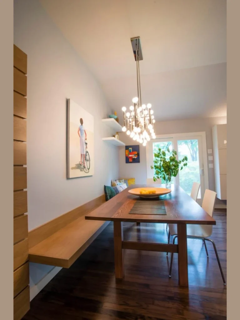 Floating Cantilevered Benches with Clean Minimalist Profiles