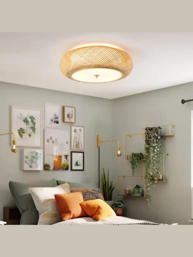 Floating Disk Style Lanterns For Low Ceiling Rooms