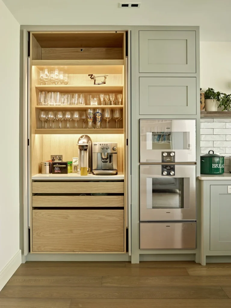 Flush Built-In Wall Coffee Brewing Stations