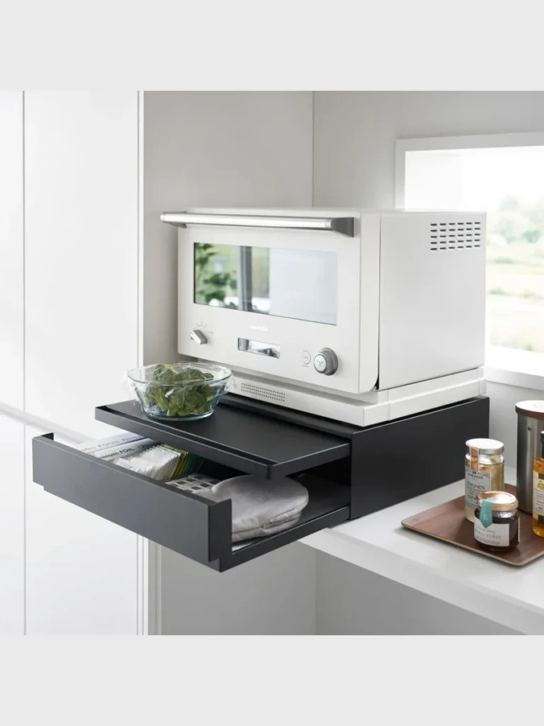 Flush Counter Level Stone Sliding Trays