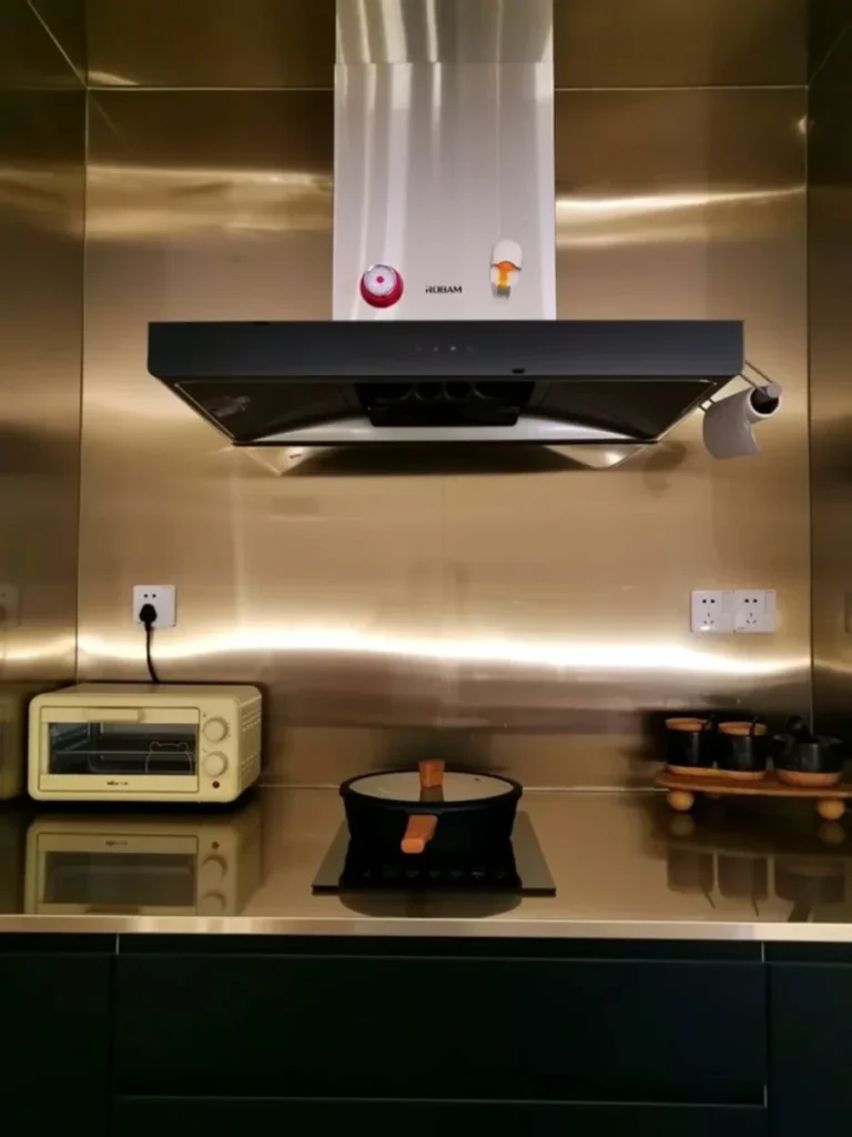 Flush Mounted Integrated Cooking Elements in Steel Sheets