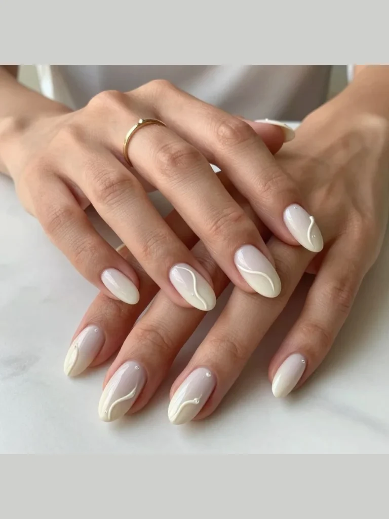 Fresh Coconut Shell White Swirls