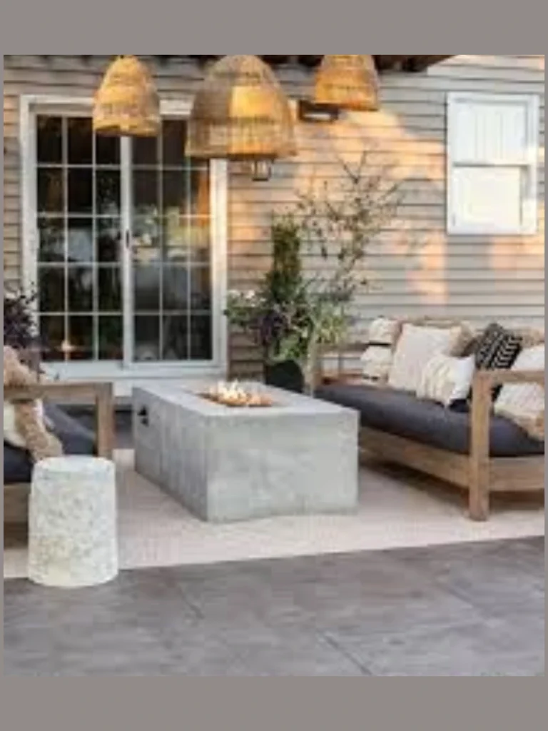 Geometric Matte Gray Concrete Bench Plinths