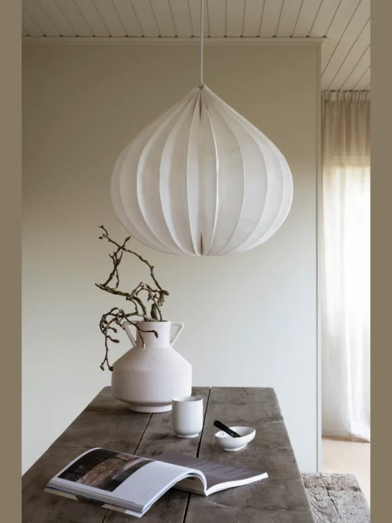 Giant Onion Shaped Lanterns For Eclectic Global Dining Rooms
