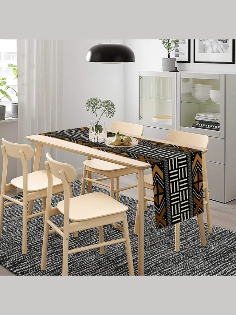 Graphic Geometric Mudcloth Table Runners