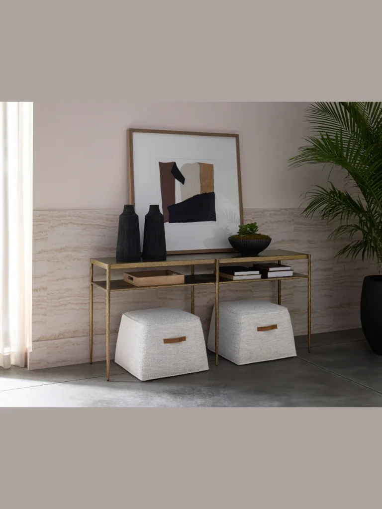 Hammered Antique Brass Storage Bins