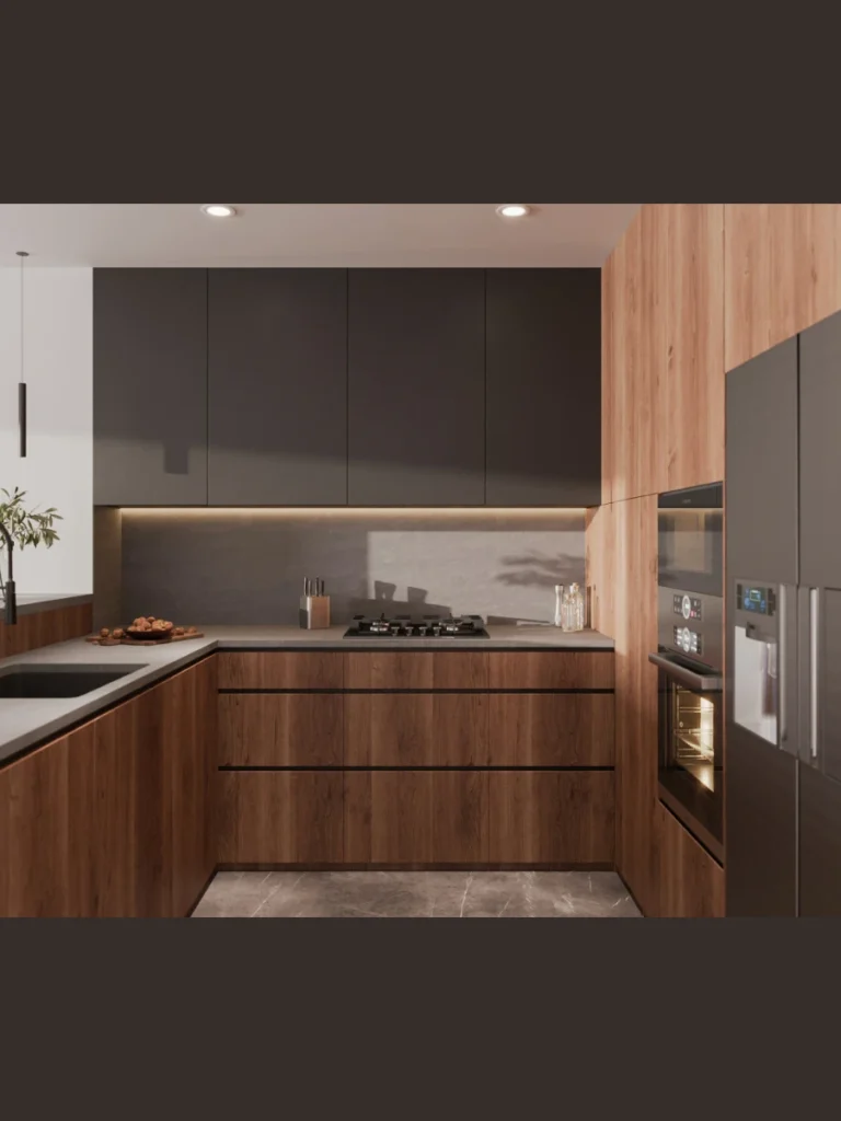 Handle Less Cabinetry Profiles with Hidden J Pull Channels