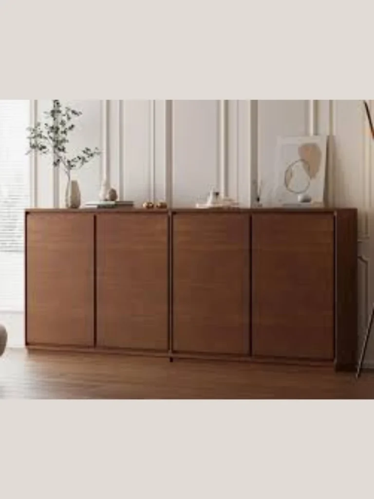 Handleless Walnut Sideboard Buffets