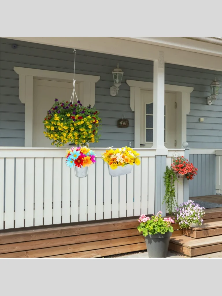 Hanging Window Box Galvanized Planters
