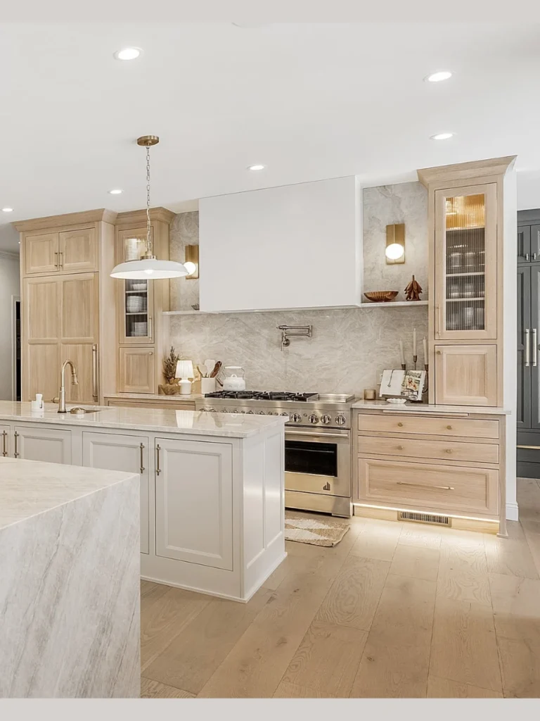 Heavily Grained Raw White Oak Panelings