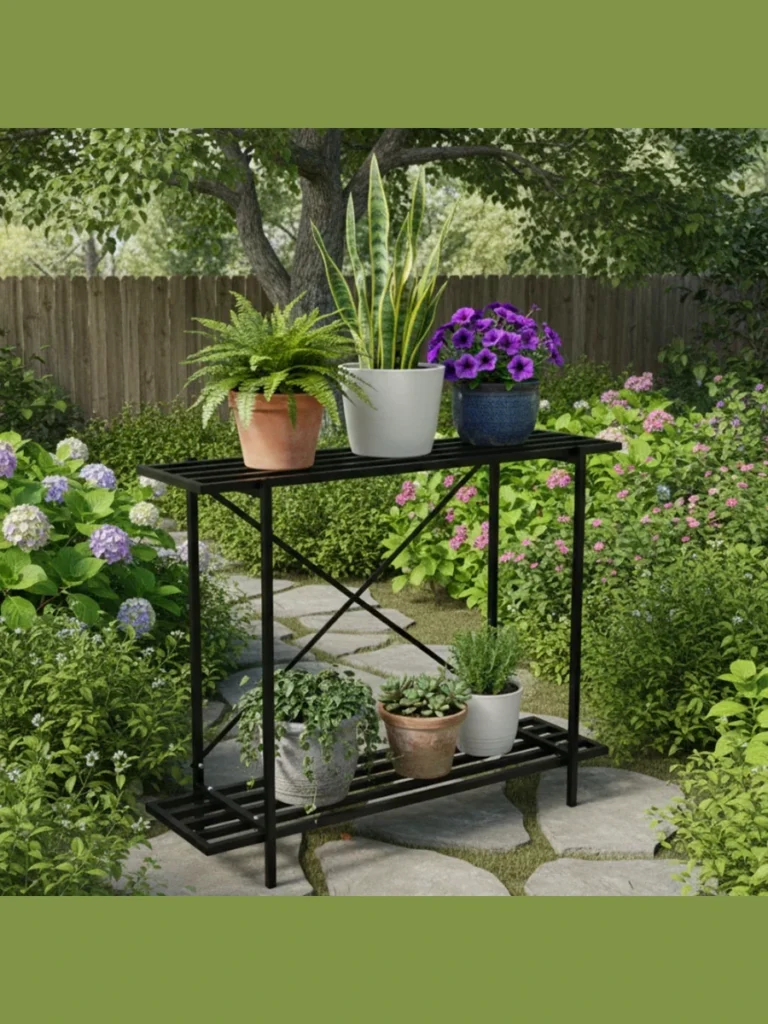 Heavy Gauge Weatherproof Metal Rail Planters