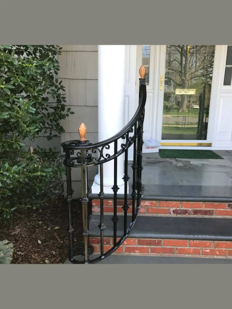 Heavy Gauge Wrought Iron Railing Guards