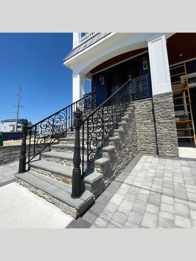 Heavy Gauge Wrought Iron Railing Guards