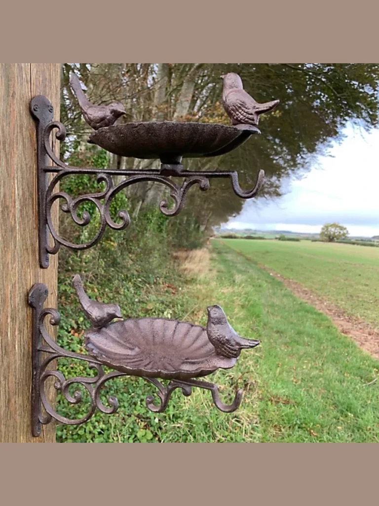 Heavy Iron Ring Wall Sconces to Keep