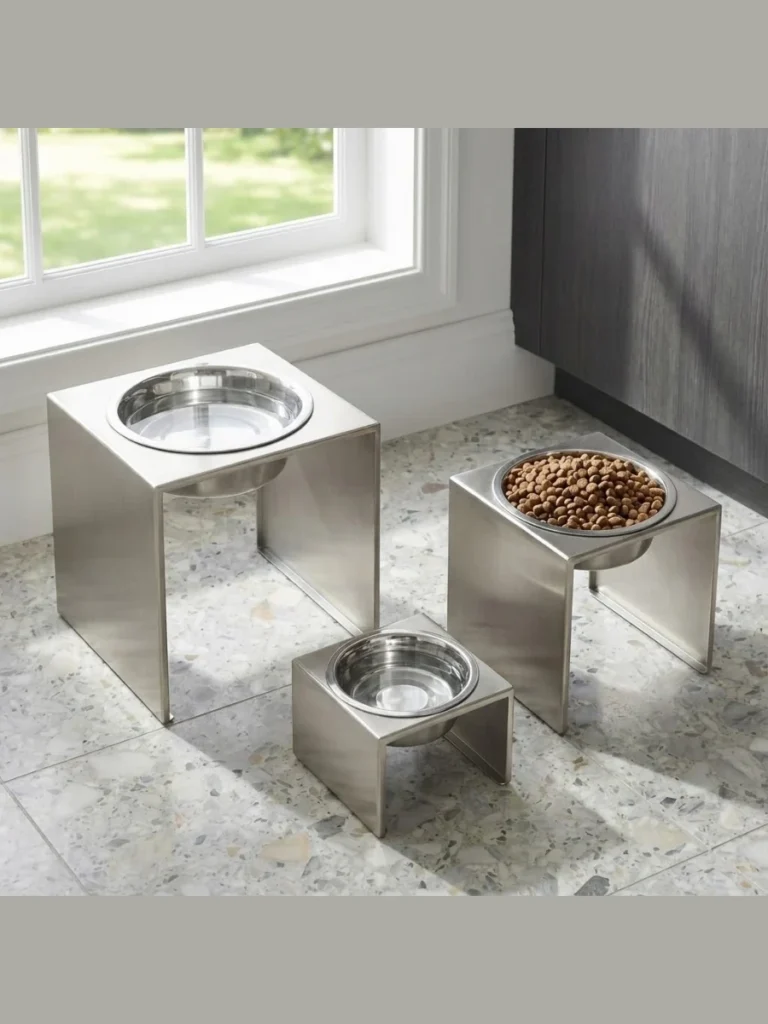 Heavy No Tip Stainless Steel Water Bowls