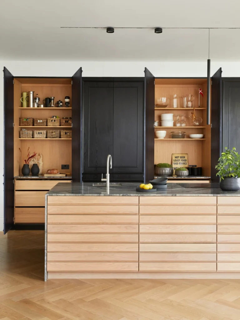Hidden Pocket Door Appliance Coffee Stations