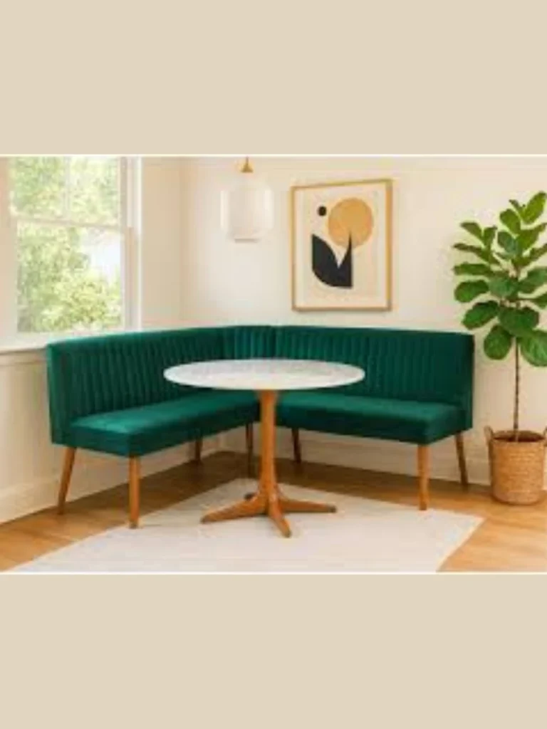 High Back Tufted Velvet Booths for Formal Dining Spaces