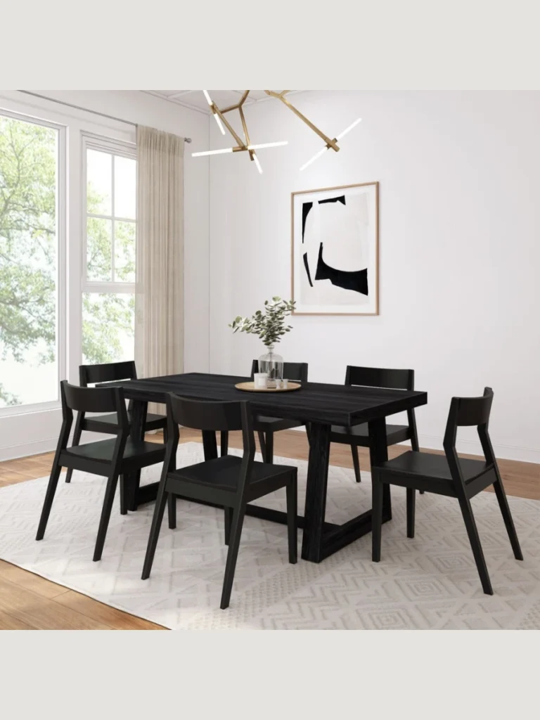 High Contrast Wire Brushed Black Oak
