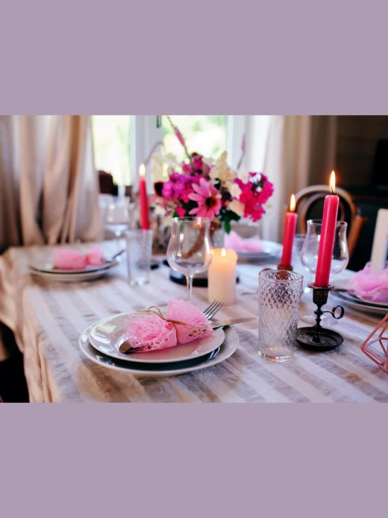 High Fashion Red and Blush Pink Contrasts