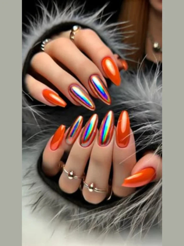 High-Impact Tangerine Mirror Chrome Plates