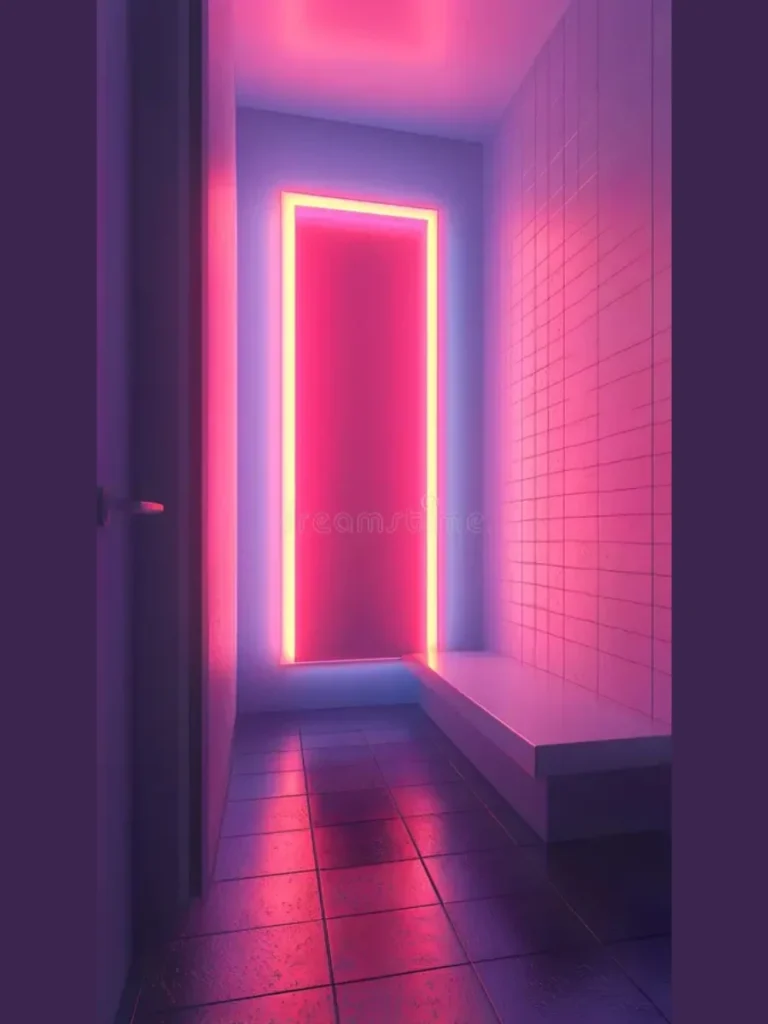 Hot Magenta Pink Neon Charging Stations