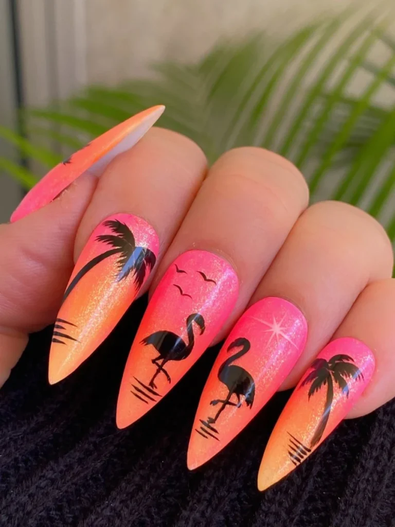 Ibiza Sunset Hot Pink Heat Maps