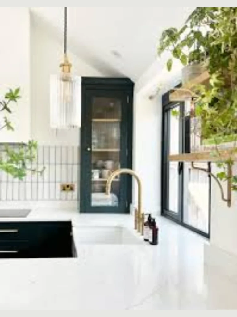 Inset Frameless Reeded Glass Door Blueprints