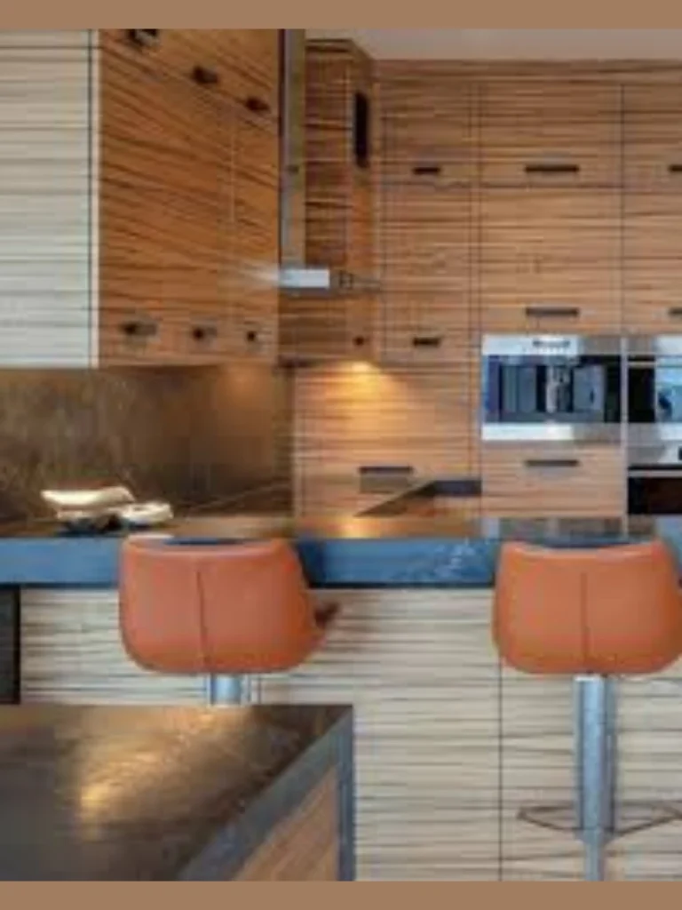 Integrated Horizontal Grain Book Matched Veneer Fronts