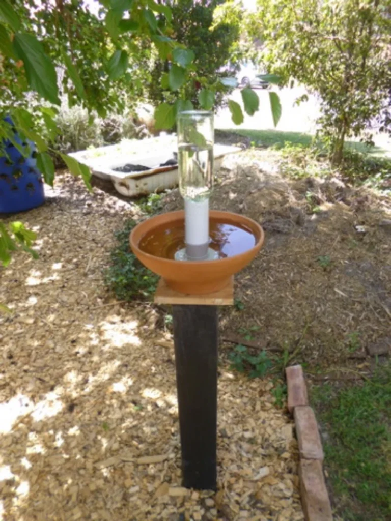 Inverted Wine Bottle Dripper Springs