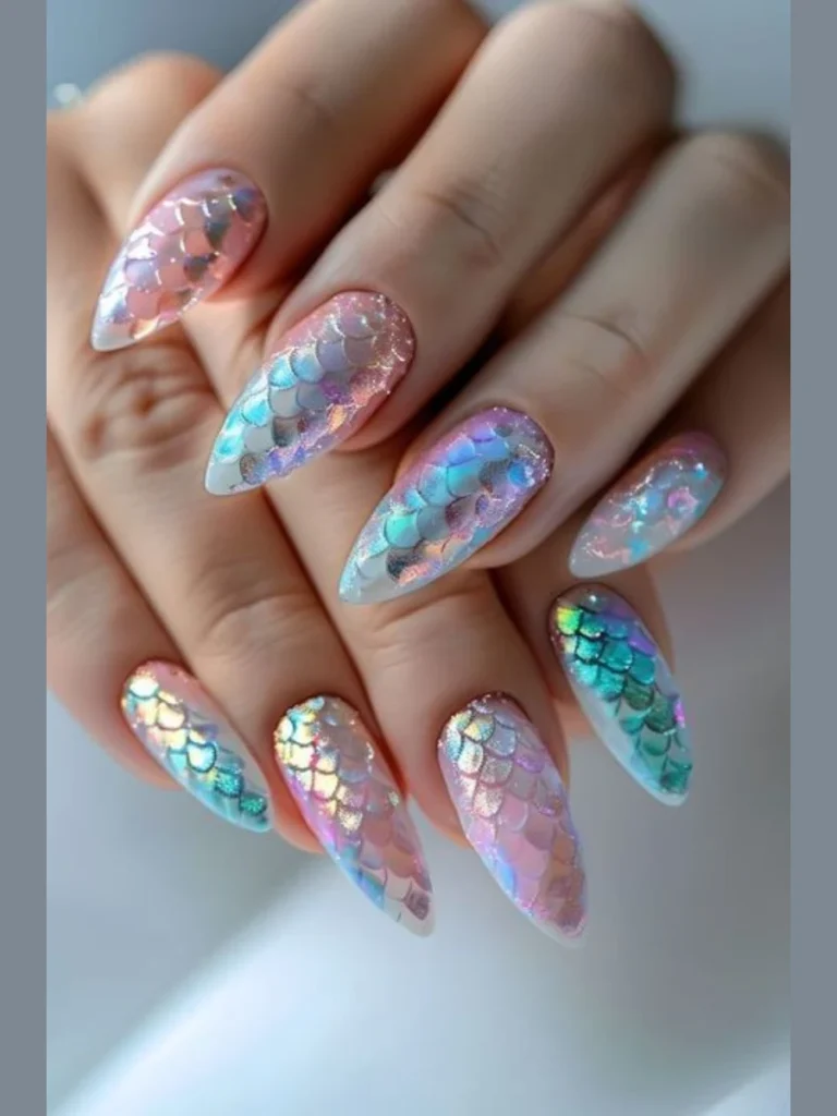 Iridescent Pearl Mermaid-Core Staging