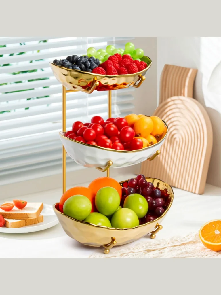 Large Matte Ceramic Everyday Fruit Trays