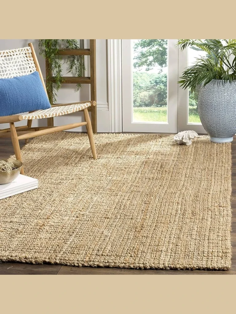 Lay a Flatweave Natural Seagrass Rug to Define Your Comfort Footprint