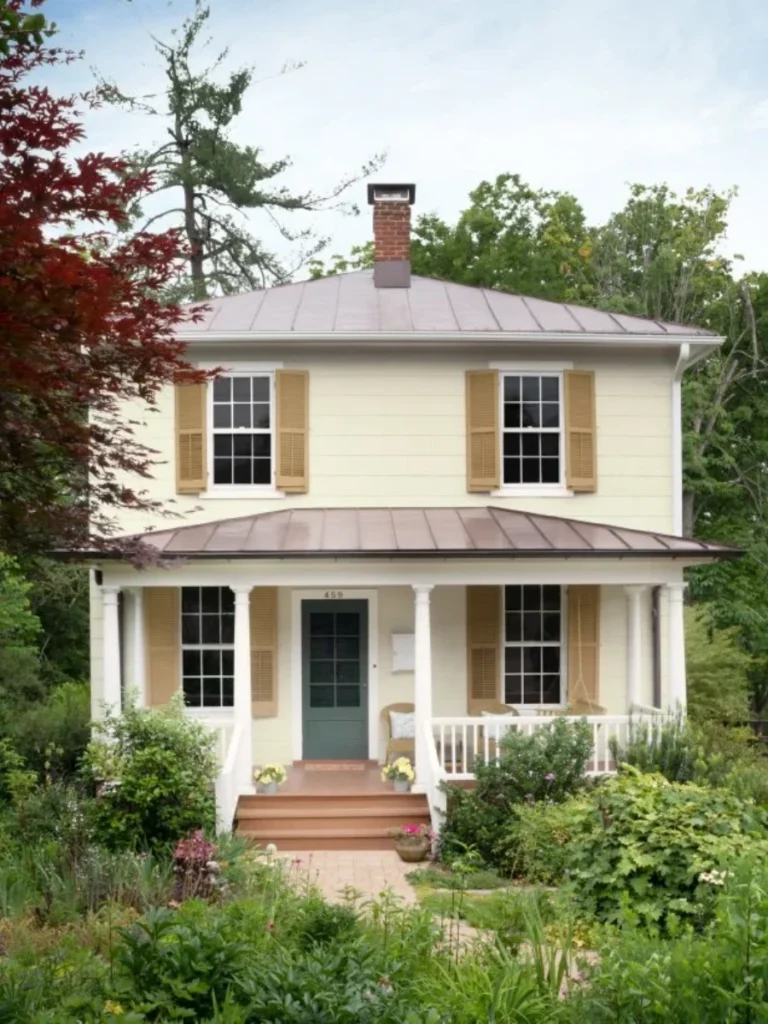 Leftover Satin Cream Exterior Window Trim Paints