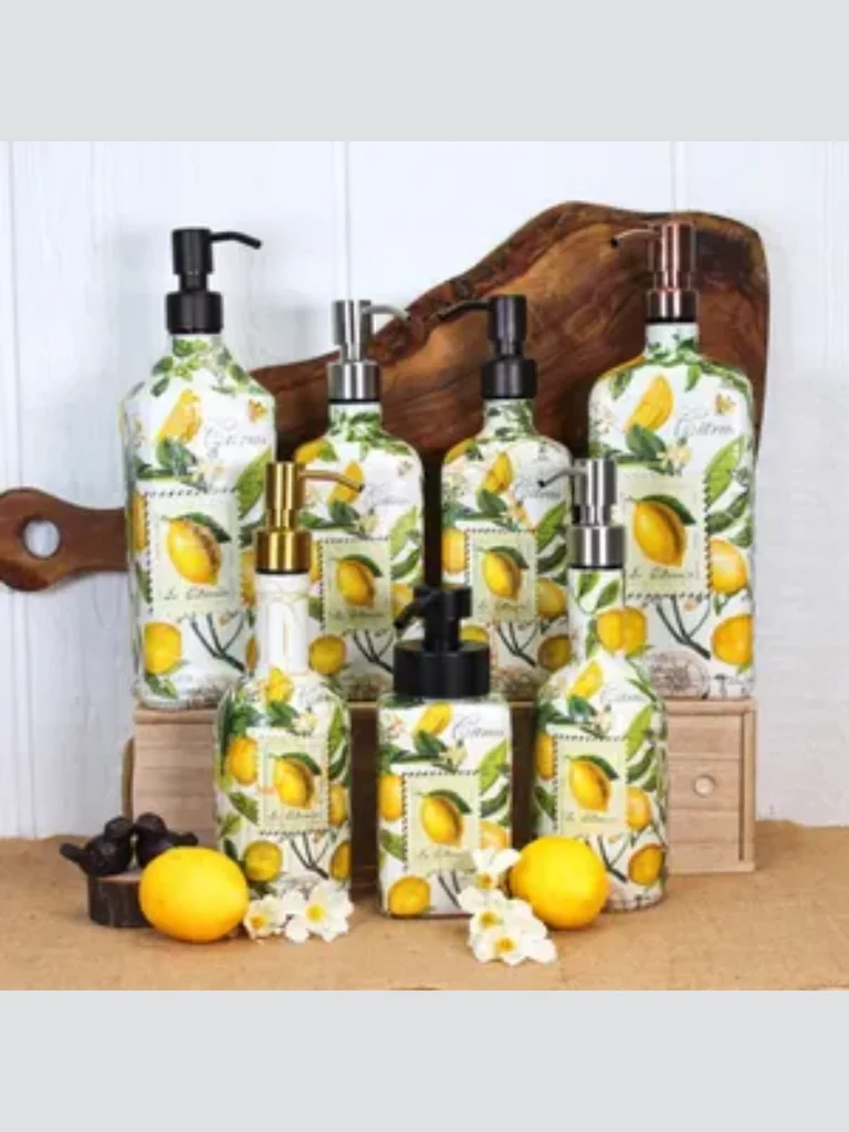 Lemon Verbena Dish Soap Dispensers