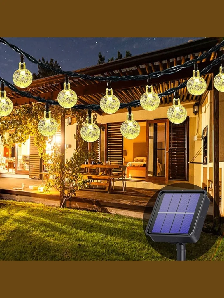 Low Cost Solar Powered String Fairy Lights