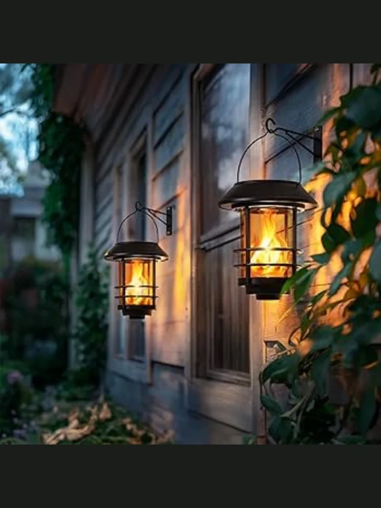 Low Voltage Solar Powered Hanging Sconces