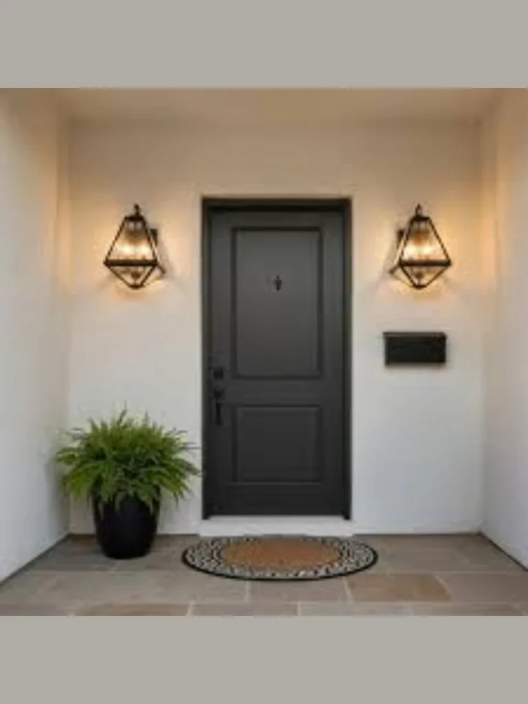 Matte Charcoal Downward Facing Wall Sconces
